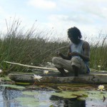 Botswana Okavango Local fisherman Botswana Okavango Local fisherman