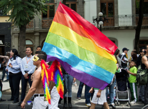 Bolivia pride marcher
