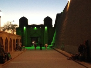 Khiva west gate eve