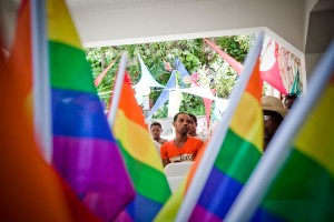 Anti-Homophobia day celebration at the Fondation Serovie in Port-au-Prince, Haiti. Photo by Katie Orlinsky