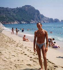 Cute guy in Speedo