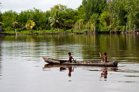 jungle river canoe