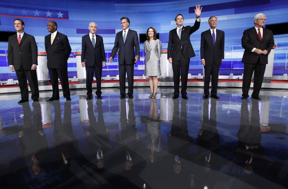 Republican Candidates 2011 ( photo credit: ibtimes.com )
