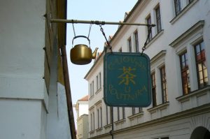 Cafe sign.