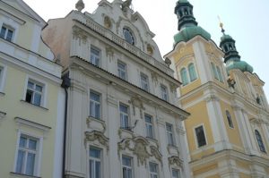 High Baroque and Neo-Renaissance architecture in the Old Town square