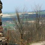 View of the valley below from Castle Potstein.