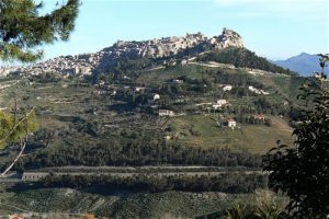 Enna hill town in southern Sicily