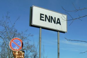 Enna hill town in southern Sicily