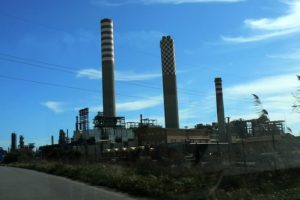 Industry in southern Sicily.