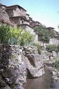 Berber stone village.