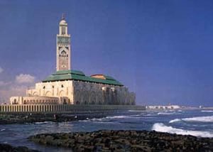 Casablanca Hassan II Mosque.