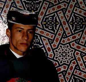 Rabat Mausoleum guard.