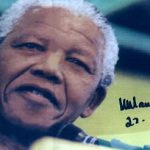 Nelson Mandela (signed photo)  In 1994 the first democratic election was