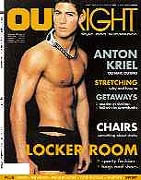 Outright' gay magazine cover In 1994 the first democratic election was
