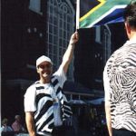 Team South Africa member at the Gay Games in Amsterdam