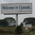 Entering Kampala from the airport at Entebbe.