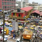 The central market square is very busy from 5 AM