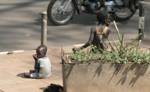 Homeless street children are numerous and a big problem in
