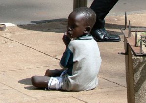 Homeless street children are numerous and a big problem in