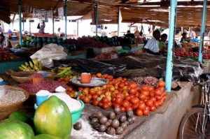 Mesindi (or Masindi) market stalls