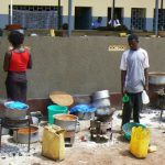 Mesindi (or Masindi) outdoor kitchen at the market