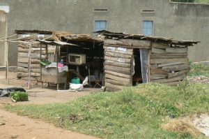 Masindi rustic fruit stand and house