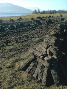 Connemara peat bogs