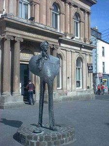 Sligo city - W. B. Yeats statue