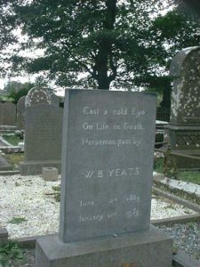 County Sligo - W. B. Yeats grave at Drumcliffe church
