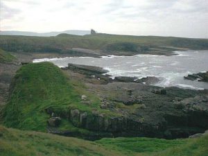 Mullaghmore coast with Montbatten's house in distance