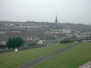 The 'Bogside' area known as Free Derry