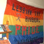 Derry LGBT Rainbow Flag at Foyle Friend (now closed)