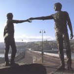 Derry Friendship monument - 'Hands across the divide'