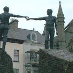 Derry friendship monument - 'Hands across the divide'