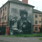 Derry wall mural of Battle of Bogside 1969