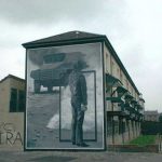 Derry wall mural of 'typical Saturday afternoon riot' during 1970's