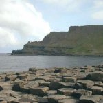 Giants Causeway' ancient rock formations - north coast