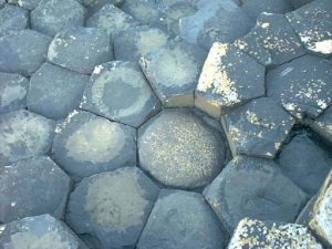 Giants Causeway' is an area of about 40,000 interlocking basalt