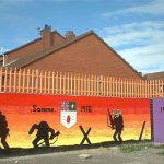 Belfast war mural to Battle of Somme (World War I)