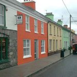 Colorful row houses