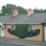 Rural home and topiary