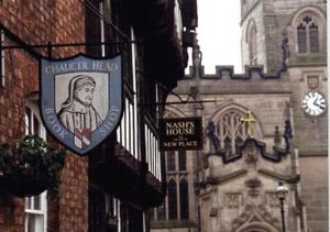 Stratford signs and Guild Hall