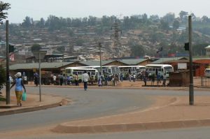 Bus station in Kigali