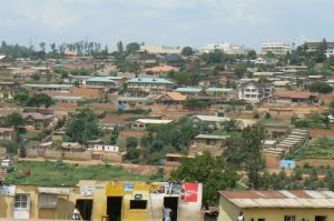 Mixed mid- and upscale houses in Kigali.