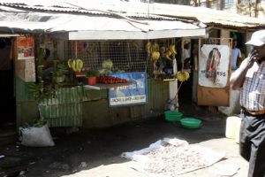 A few food stalls opened a couple of days after