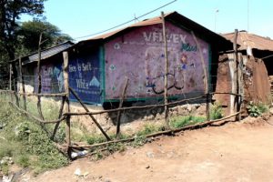 Painted ads on buildings