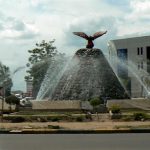 Fountain in central Lusaka