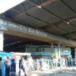 Central Lusaka bus terminal