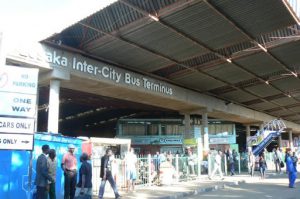 Central Lusaka bus terminal