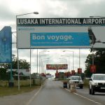 Approach to Lusaka airport